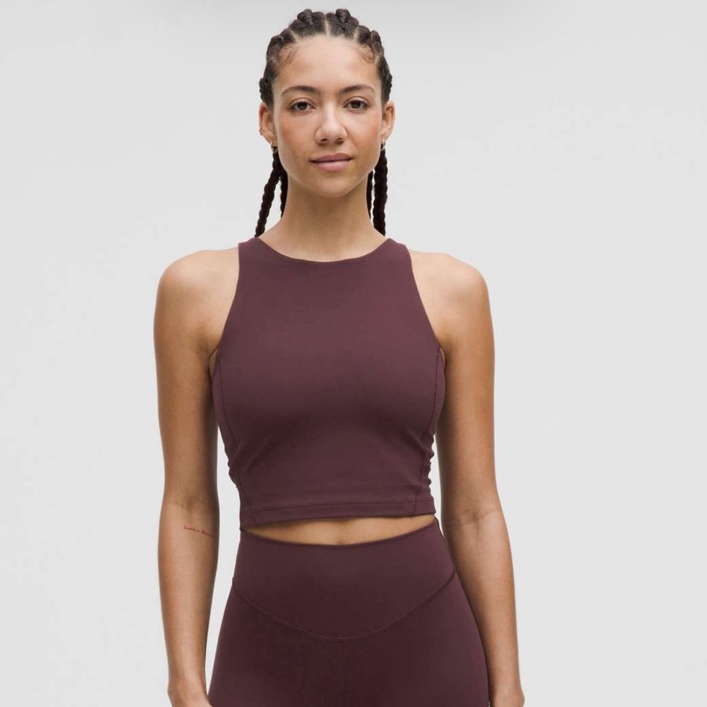 Lululemon goodnight plum align tank high neck